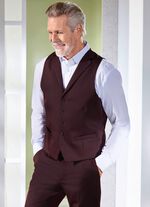 Weste mit R&uuml;ckteil aus Satin 