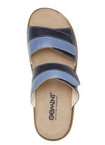 Gemini Pantolette aus Rind-Nappaleder BLAU