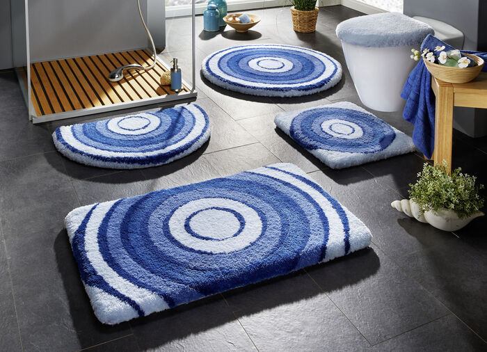 Badgarnitur von Kleine Wolke mit rutschhemmender Rückseite BLAU