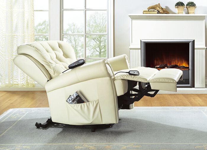 Relax-Sessel f&uuml;r Entspannung erster Klasse CREME