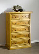 TV-Kommode mit sch&ouml;ner Wurzelholzzier EICHE