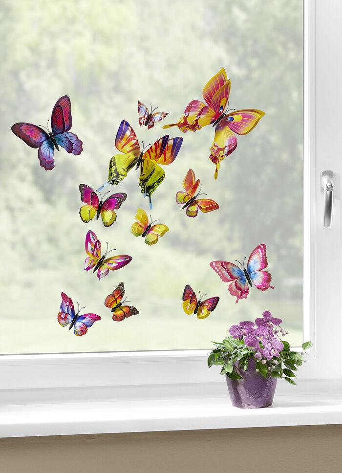 3D-Schmetterlinge, 12-teilig 