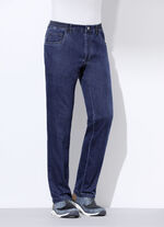 Jeans mit Gummibund in 3 Farben DUNKELJEANS