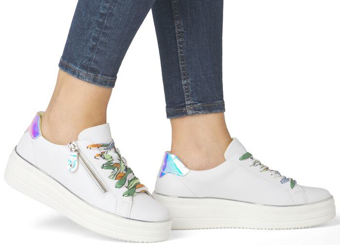 Remonte Sneaker mit bunter Schn&uuml;rung 