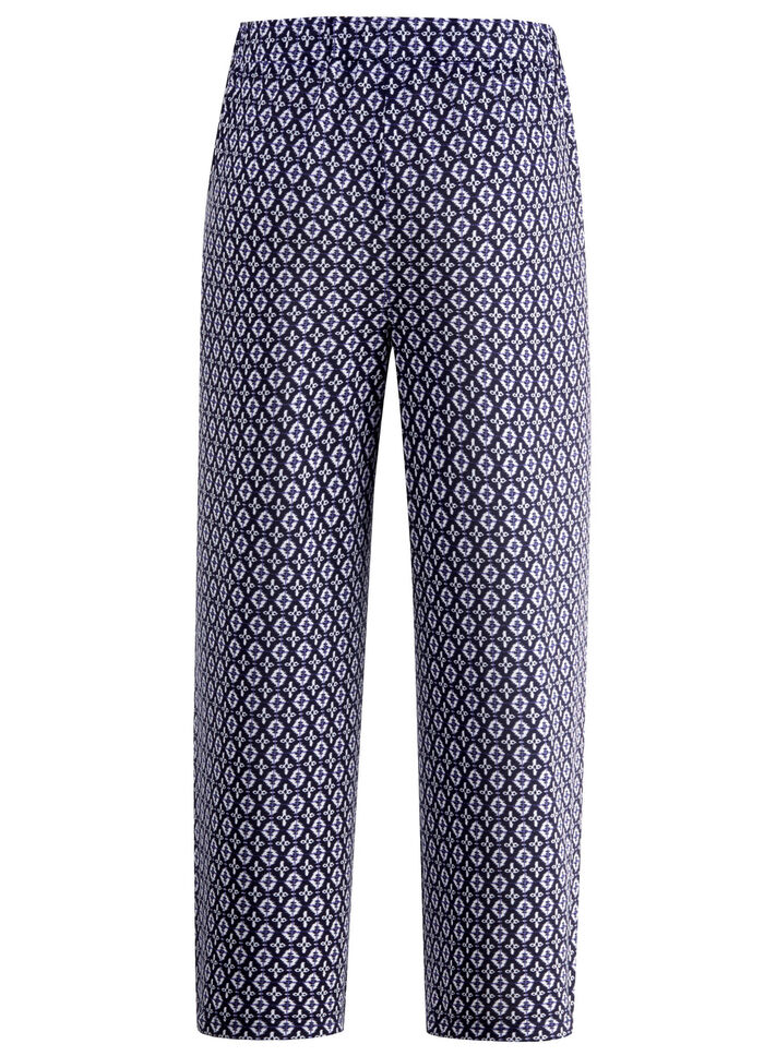 Culotte in bequemer Schlupfform MARINE-WEISS-BLAU