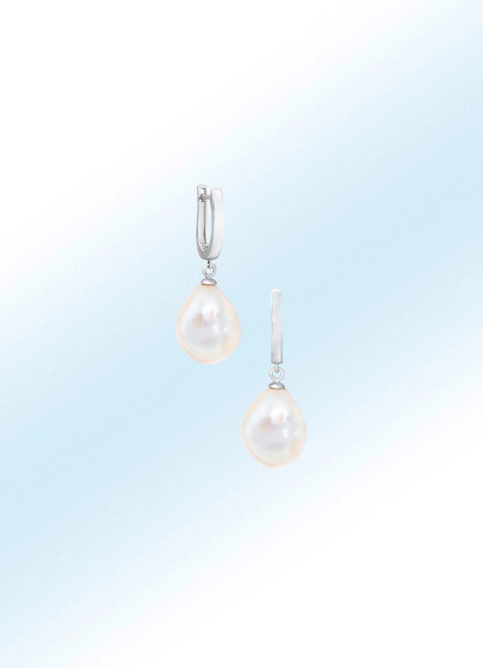 Clipstecker mit S&uuml;&szlig;wasser-Zuchtperlen 