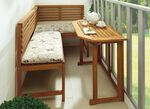 Platzsparende Balkon-M&ouml;bel 