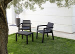 3-teiliges Balkon-Set  ANTHRAZIT