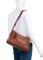 Laurina, Tasche, Damen, mit verstellbarem Umh&auml;ngeriemen COGNAC