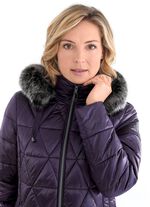 Kurzmantel mit L&auml;ngssteppung seitlich 