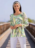 Pullover mit Ajourakzenten 