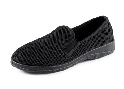 Leichte Herren-Hausschuhe, mit Gummizug 