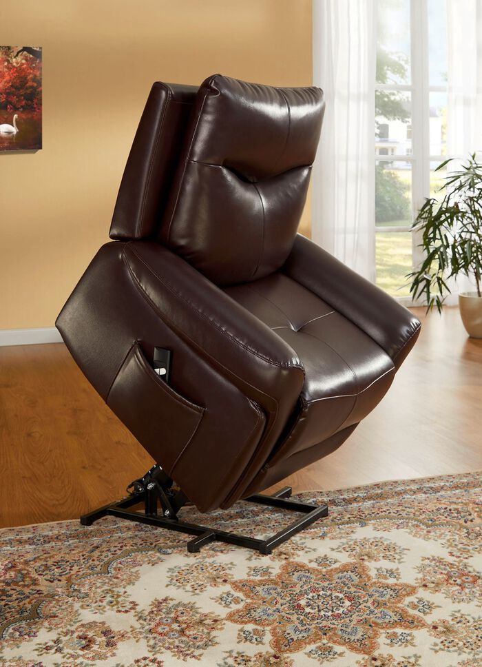 Bequemer Relaxsessel mit XXL-Sitzkomfort BRAUN