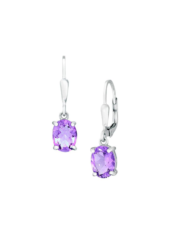 Entz&uuml;ckende Ohrh&auml;nger mit echt Amethyst 
