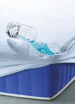 Hochatmungsaktive, antibakterielle Inkontinenz-Spannbettt&uuml;cher BLEU