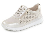 Caprice, sommerliche Damen-Sneaker, Weite K, mit herausnehmbarem Fußbett GOLD