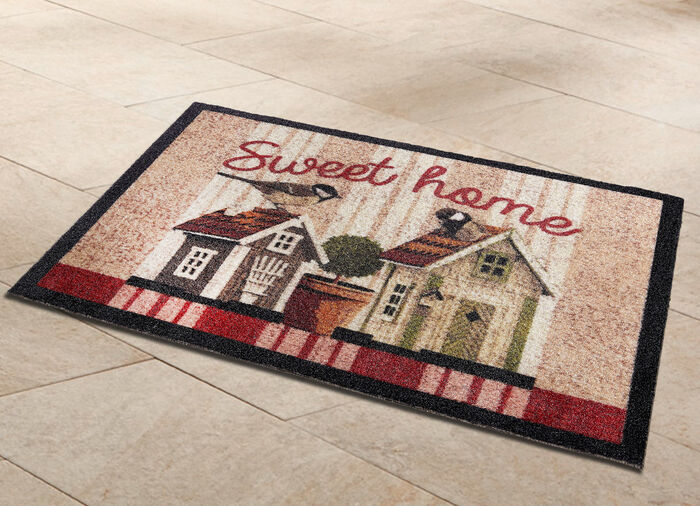 Fu&szlig;matte mit rutschhemmender R&uuml;ckseite 