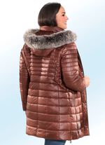 Kurzmantel mit Akzenten aus Nappaleder-Imitat 