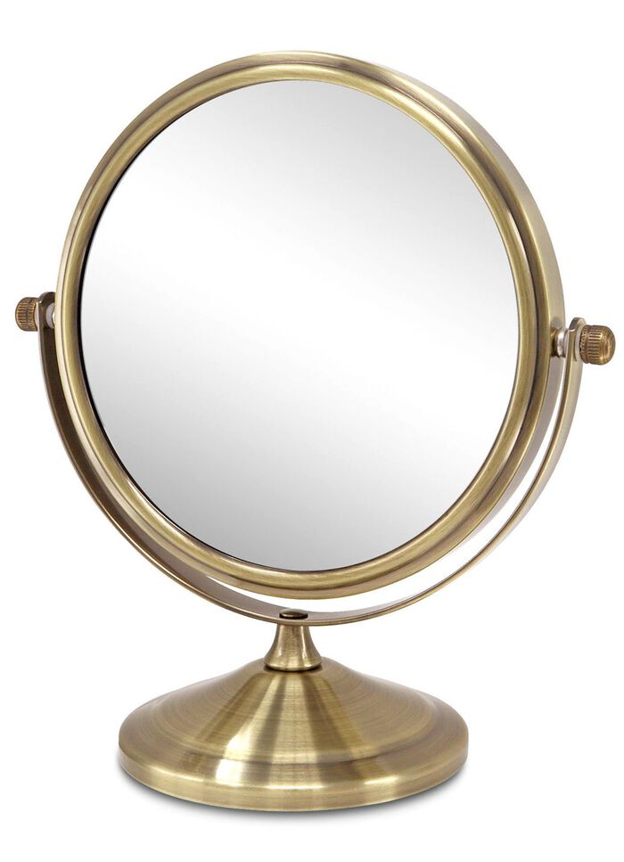 Kosmetik-Spiegel mit stabilem Metallgeh&auml;use 