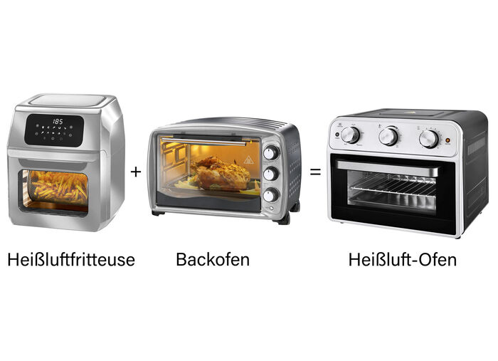 Heißluft-Backofen mit Timer-Funktion 