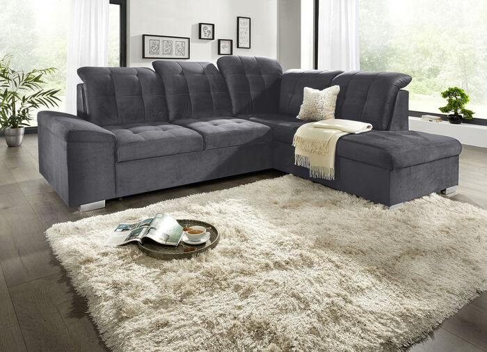 Polsterecke mit Funktion GRAU