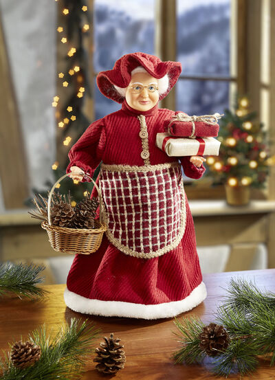 Dekorative Weihnachtsfrau 