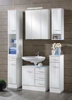 Badm&ouml;bel-Programm mit Hochglanzfront WEISS