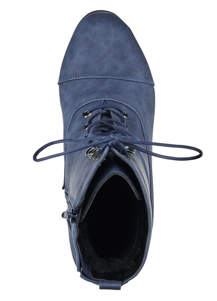 Schn&uuml;r-Stiefelette mit Warmfutter JEANS