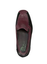 ELENA EDEN Slipper aus Nappaleder SCHWARZ-BURGUND