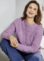 Pullover in hochwertiger Melangeoptik