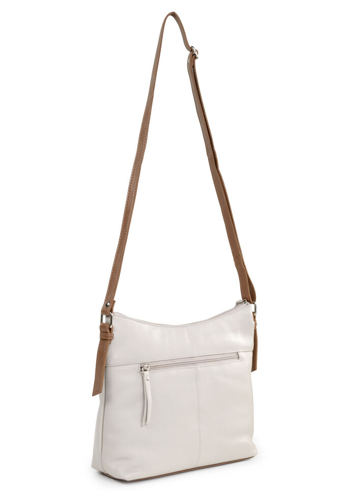 Laurina Tasche aus Vollrindnappaleder KIESEL-COGNAC