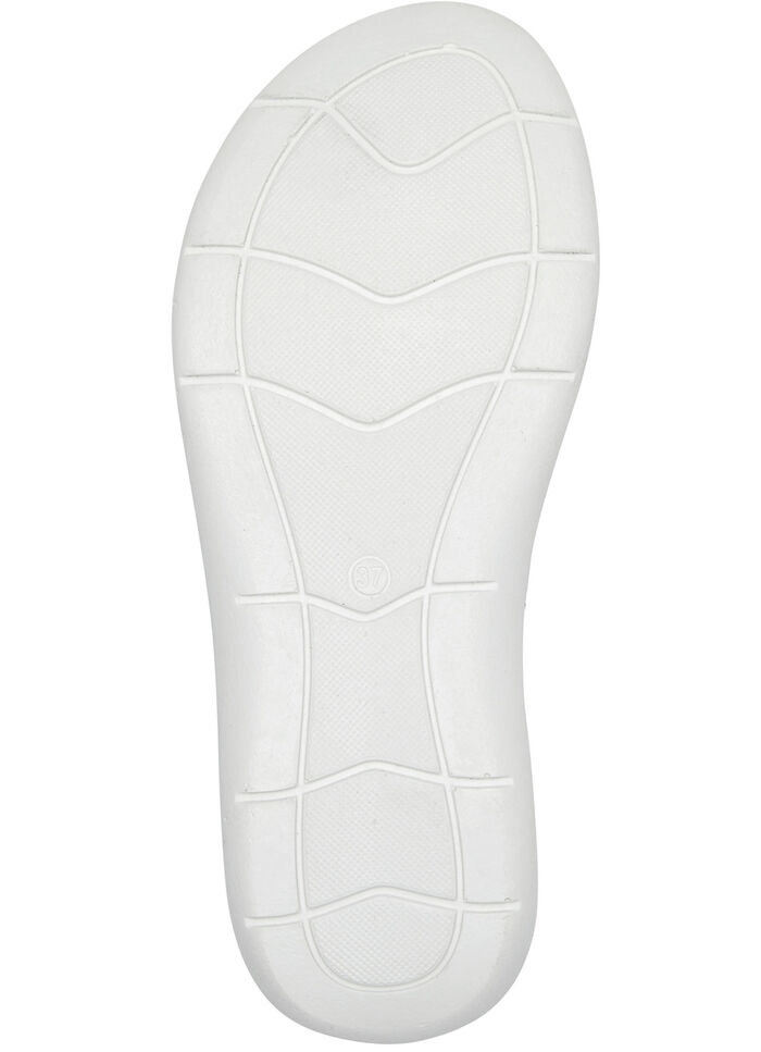 ELENA EDEN Sandale aus schattiertem Rind-Nappaleder TAUPE