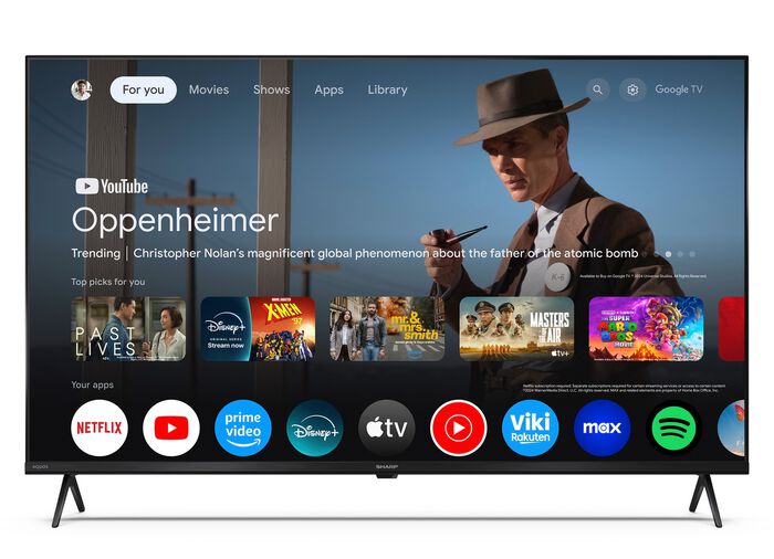 &bdquo;Sharp&ldquo; HD-Ready-LED-Google-TV mit WLAN 