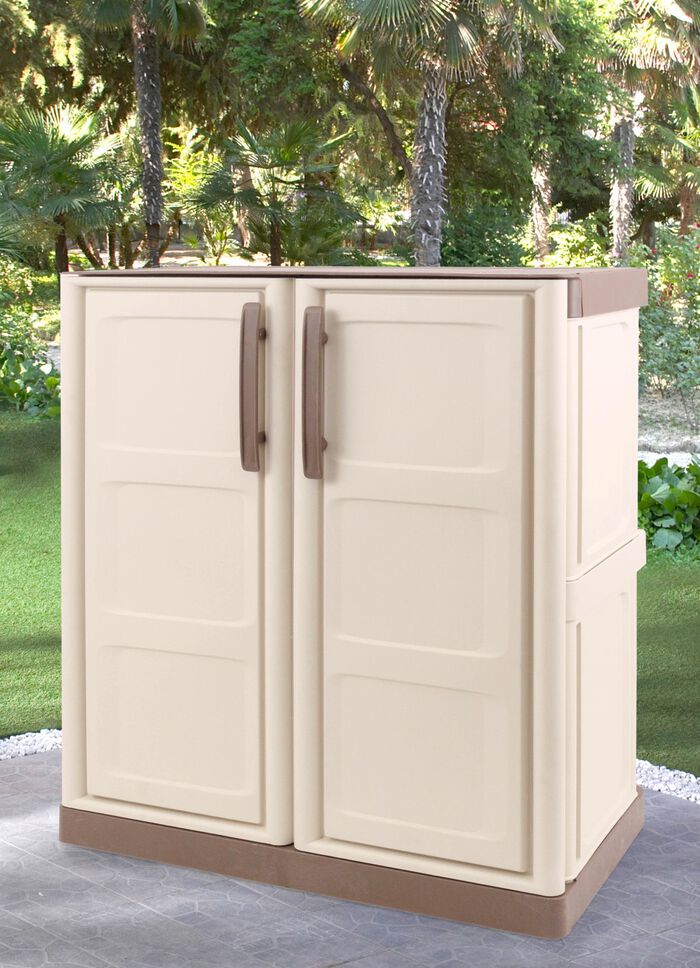 Stabile Gartenschränke BEIGE