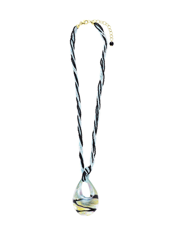 Mehrreihige Halskette aus Muranoglas 