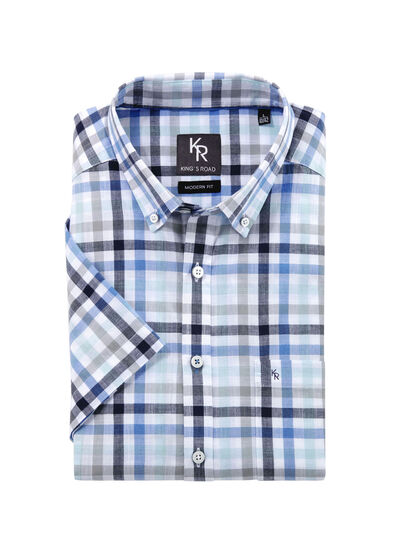 "King's Road"-Hemd mit Button-Down-Kragen in 4 Farben 
