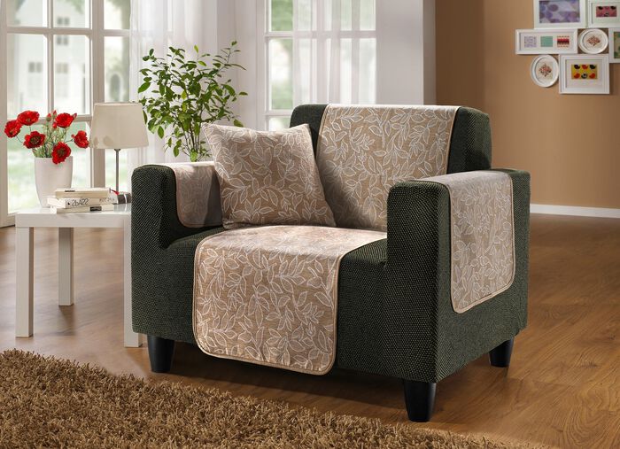 Wohnaccessoires mit Fleckschutz-Ausrüstung BRAUN