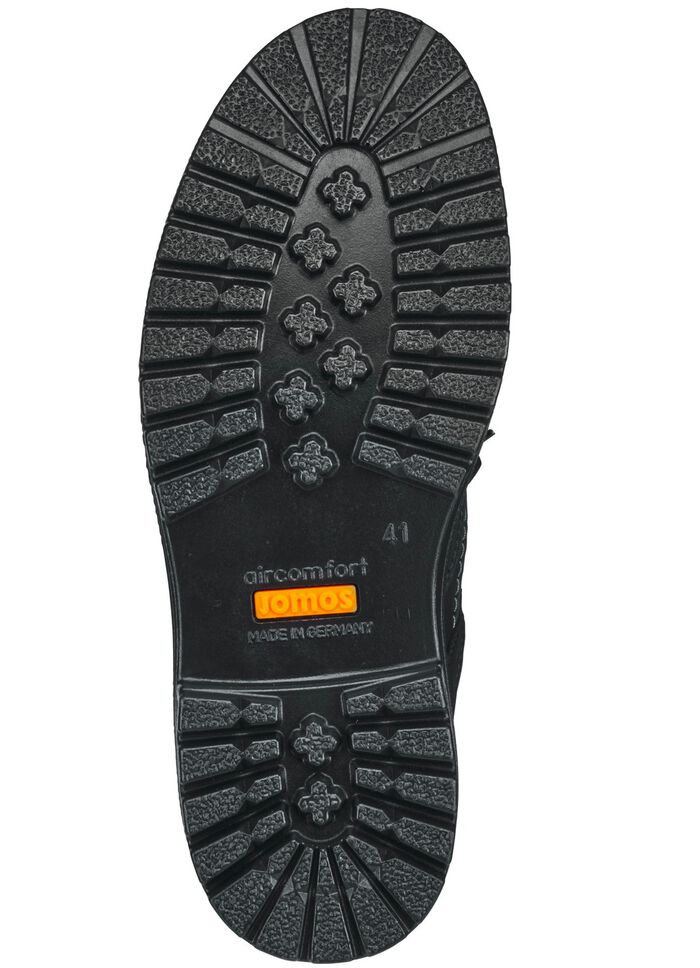 GINO GALANTE, atmungsaktive Herren-Schn&uuml;rschuhe, mit herausnehmbarem Fu&szlig;bett SCHWARZ