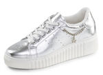 ELENA EDEN, stylische Damen-Sneaker, Weite G, herausnehmbares Fußbett SILBER