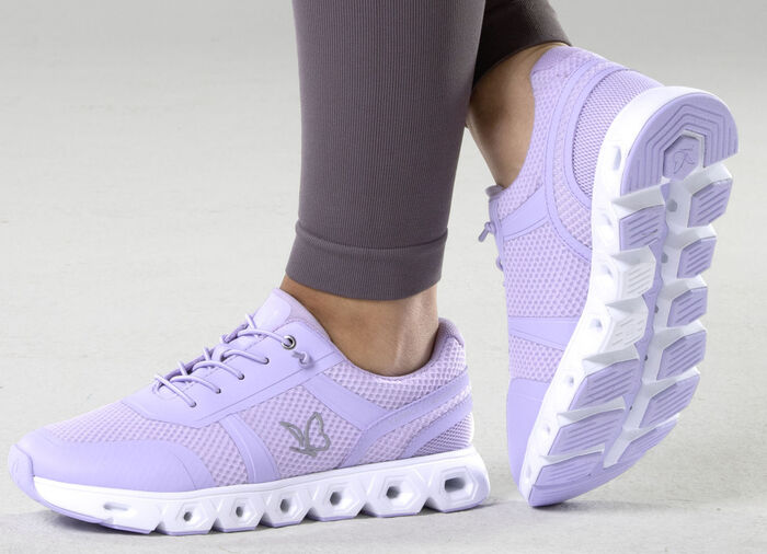 Caprice Sneaker mit elastischer Zier-Schnürung FLIEDER