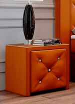 Nachttisch mit Schublade und Glasplatte TERRA