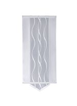 Moderne Schiebegardine mit dezentem Wellen-Design 