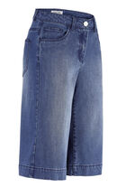 Jeans-Bermudas in 5-Pocket-Form DUNKELBLAU
