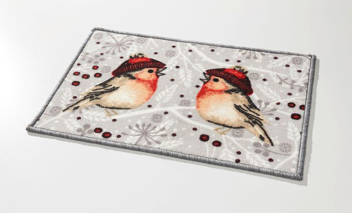 Fußmatte mit rutschhemmender Rückseite BUNT