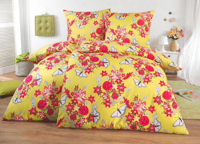 Microfaser Bettw&auml;sche-Garnitur aus dem Hause Grundr GR&Uuml;N