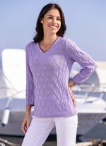 Pullover mit Strukturdessin 