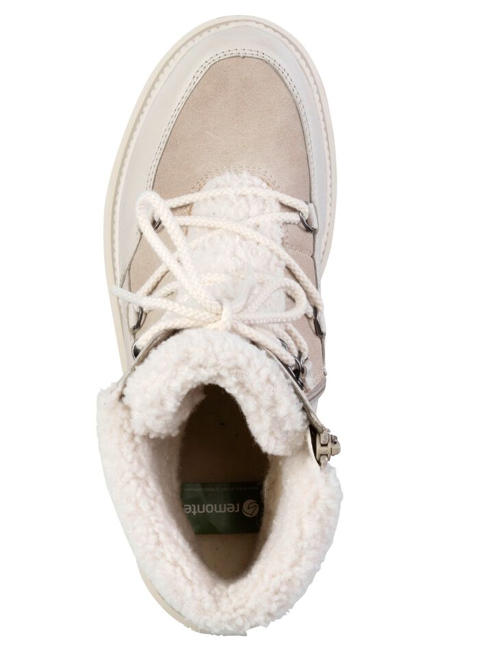 Remonte, gef&uuml;tterte Damen-Boots, Winterschuhe, Weite G, mit Rei&szlig;verschluss 