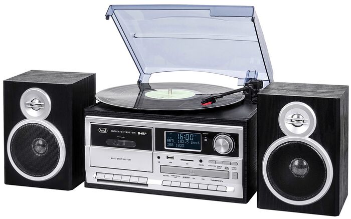 Trevi TT 1072 DAB Nostalgie-Stereoanlage mit DAB+ 
