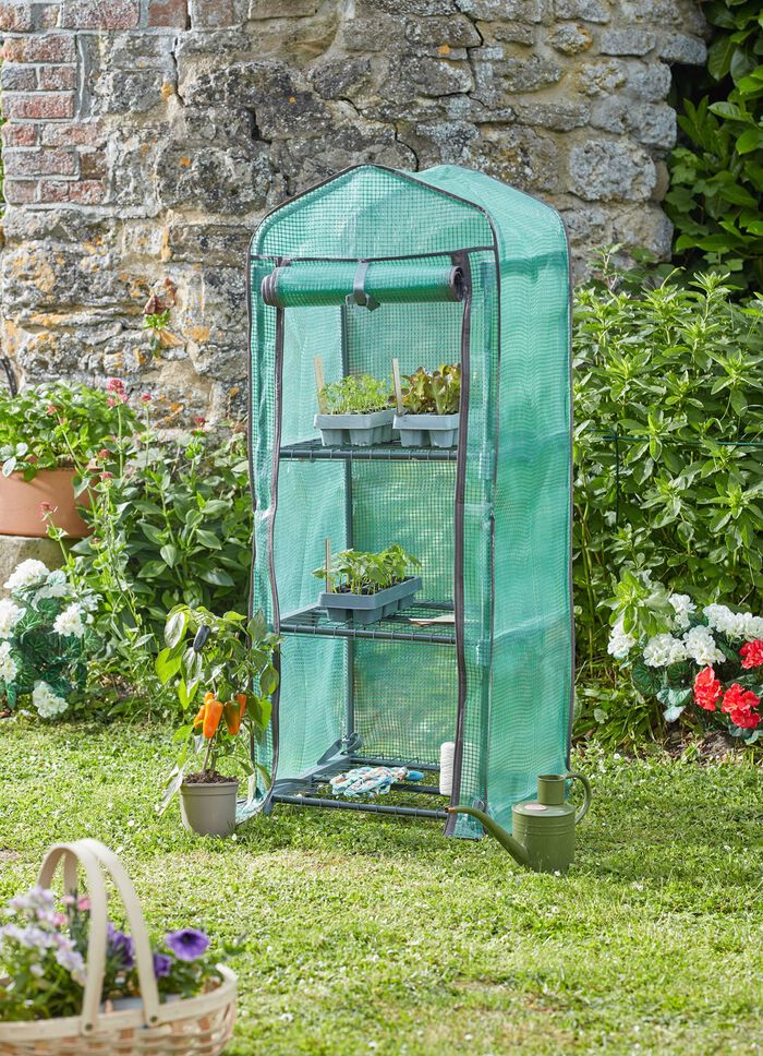 Gew&auml;chshaus "GroZone" mit stabilem Stahlrahmen 