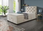 Boxspringbett mit Kaltschaumtopper CREME